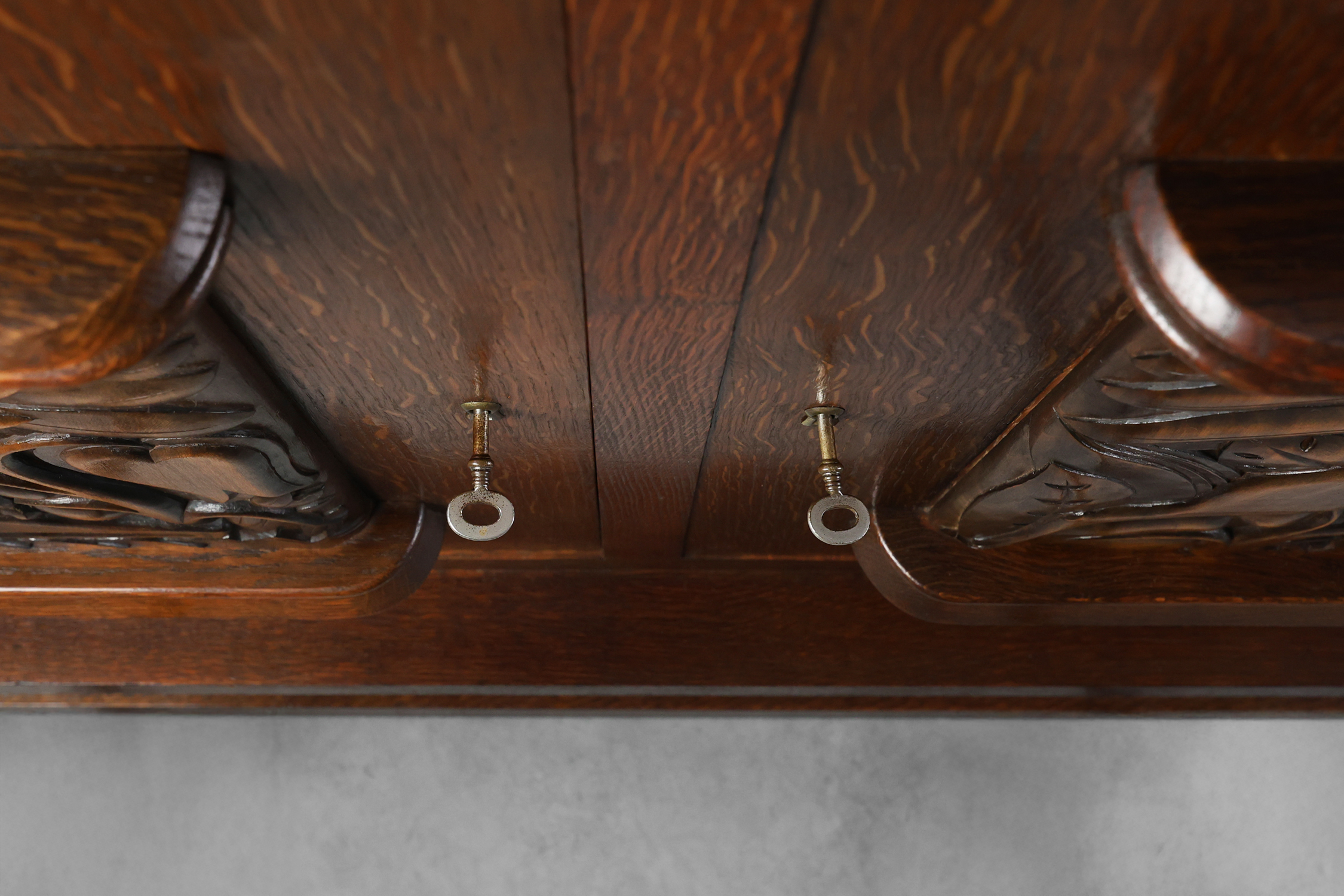 French Art Deco Oak Sideboard by Jacques Klein, circa 1925thumbnail